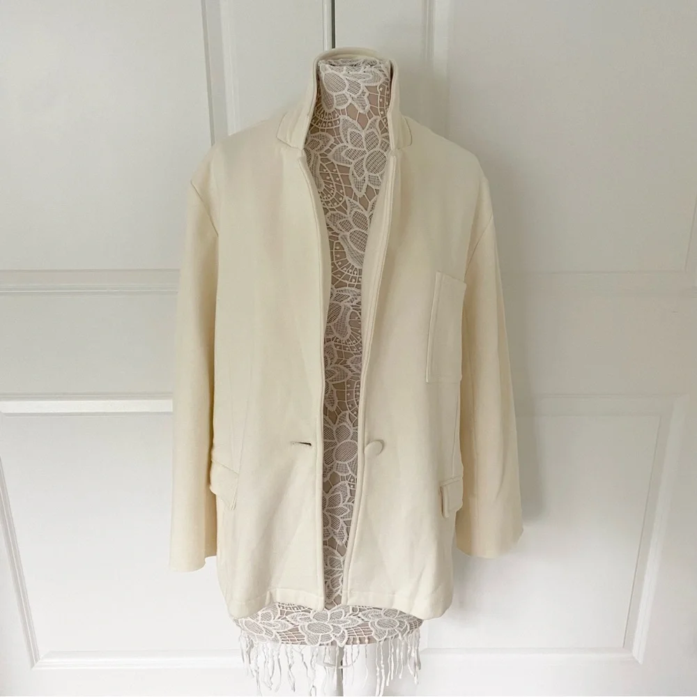 NEW Boys Lie REVOLVE Oversized Sweatshirt Blazer Sz XS/S *altered* - Picture 7 of 10